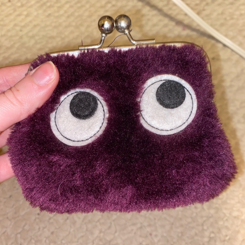 fuzzy change purse